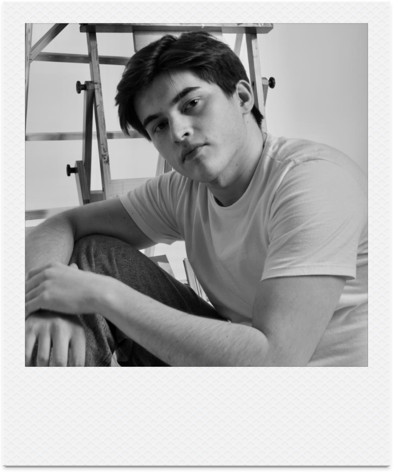 Gabriel Back em seu atelier
